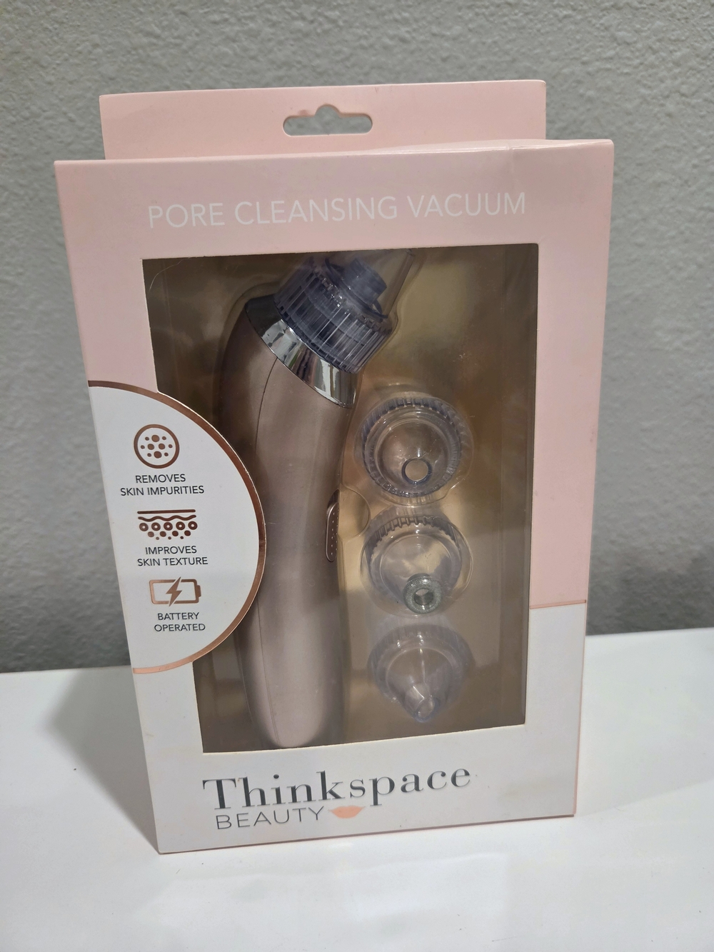 Thinkspace Beauty Pore Cleansing Vacuum Facial Skin Care Device New